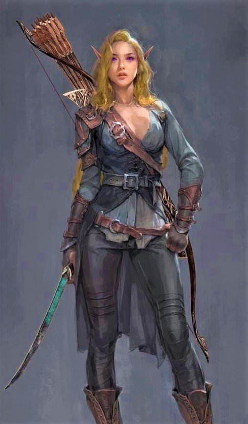 Allyara Dezlanti, Gray Elf Magus - Archive - Myth-Weavers